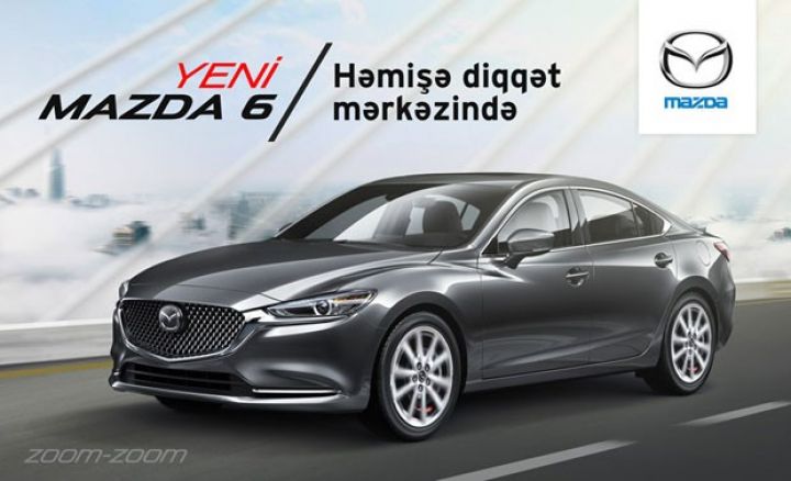 Yeni "Mazda 6" artıq satışda!