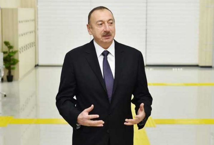 İlham Əliyev Lənkərandadır