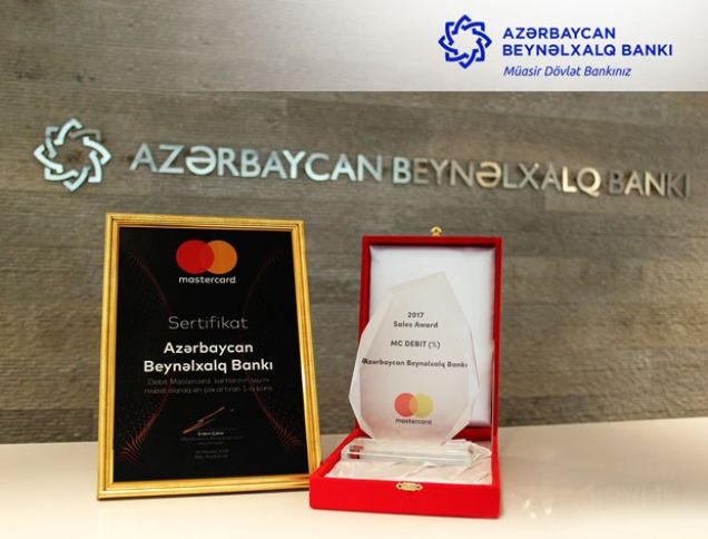 MasterCard Azərbaycan Beynəlxalq Bankını mükafatlandırdı