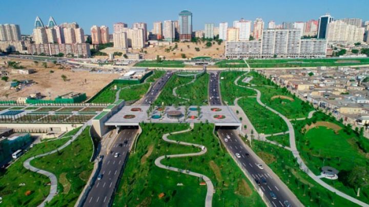 İlham Əliyev Mərkəzi Parkın açılışında