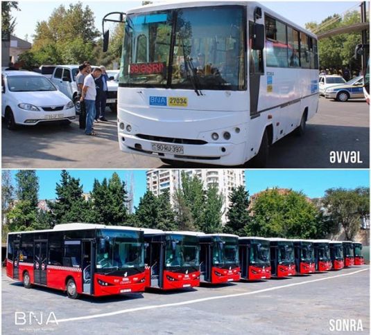 39 nömrəli marşrutda İsuzu avtobusları ilə xidmət göstəriləcək