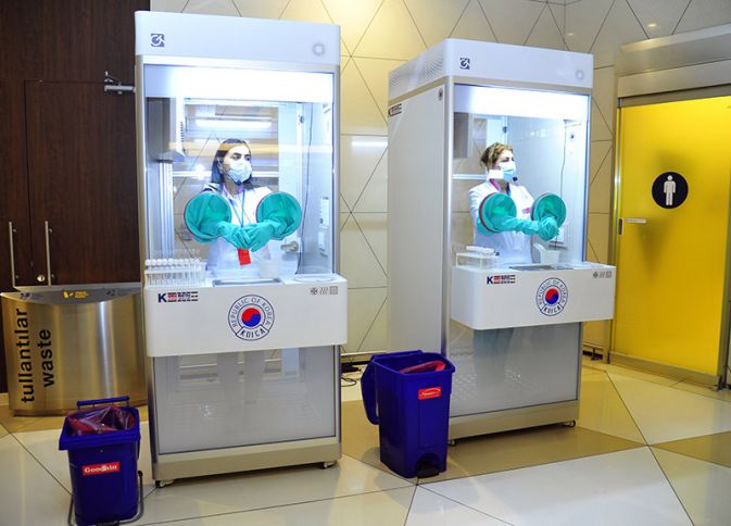 Azərbaycana 3 ədəd koronavirus müayinə köşkü ianə edilib