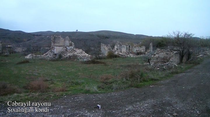 Cəbrayılın Şıxalıağalı kəndindən görüntülər - VİDEO