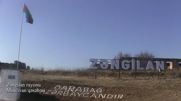 Zəngilanın Mincivan qəsəbəsindən görüntülər - VİDEO