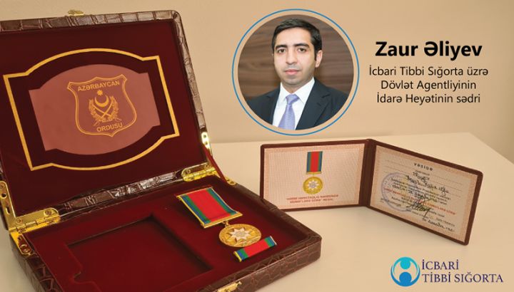 Agentlik sədri medal ilə təltif edildi