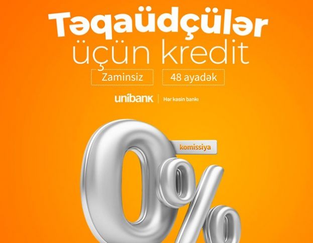 Unibankın təqaüdçülər kampaniyası davam edir