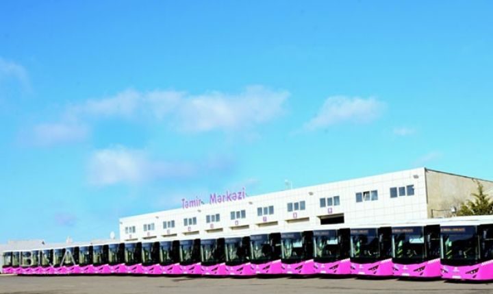199-da 12 metrlik avtobuslar işləyəcək