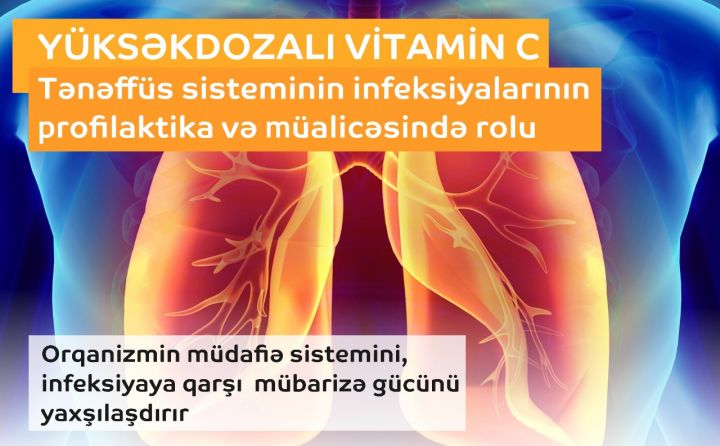Yüksəkdozalı Vitamin C koronavirusdan sağalma sürətini kəskin artırır