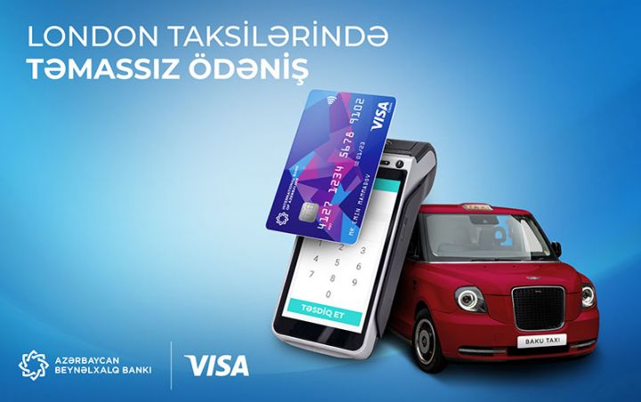 "London taksiləri"ndə gediş haqqını təmassız ödə!