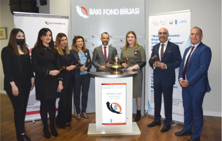 Bakı Fond Birjasında gender bərabərliyinə həsr olunmuş “Açılış Zəngi” keçirilib