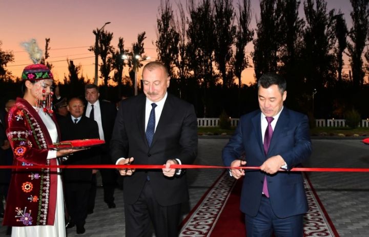 Bişkekdə Qırğızıstan-Azərbaycan Dostluq Parkının açılışı olub - FOTOLAR