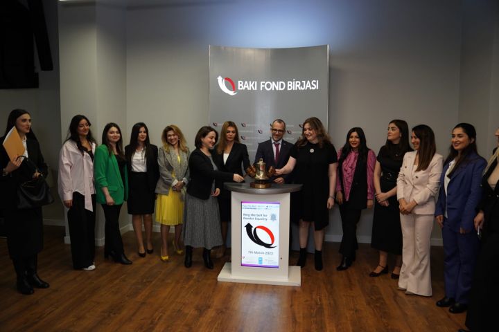 Bakı Fond Birjasında gender bərabərliyinə həsr edilmiş “Açılış Zəngi” keçirilib - FOTOLAR