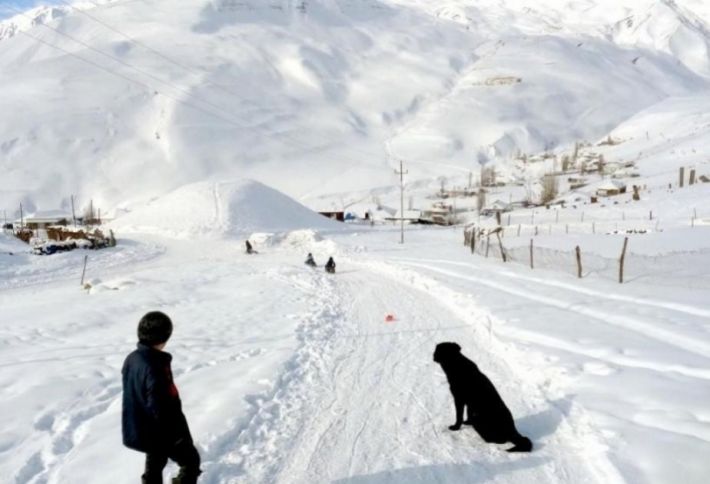 Şimal bölgəsi: 21 santimetr qar, -17 dərəcə şaxta