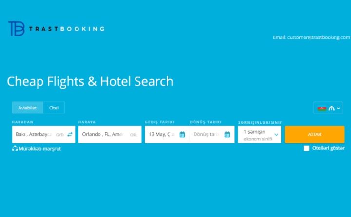 Aviabilet • Otel axtarışı • Səyahətlər • Turlar - Xidmətlər bir arada - YENİ ONLAYN PLATFORMA