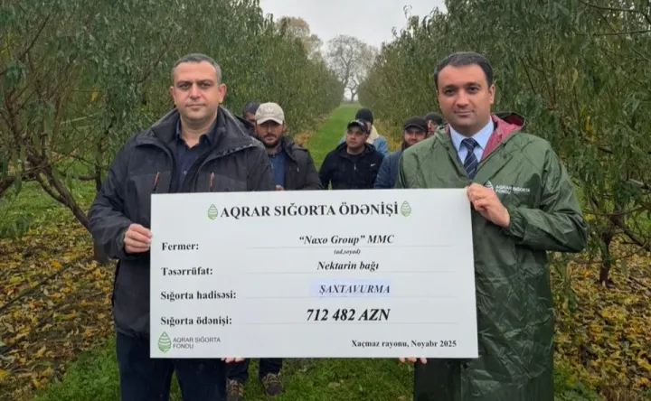 Azərbaycanda meyvə bağlarına dəymiş zərərə görə rekord məbləğdə sığorta ödənişi edilib