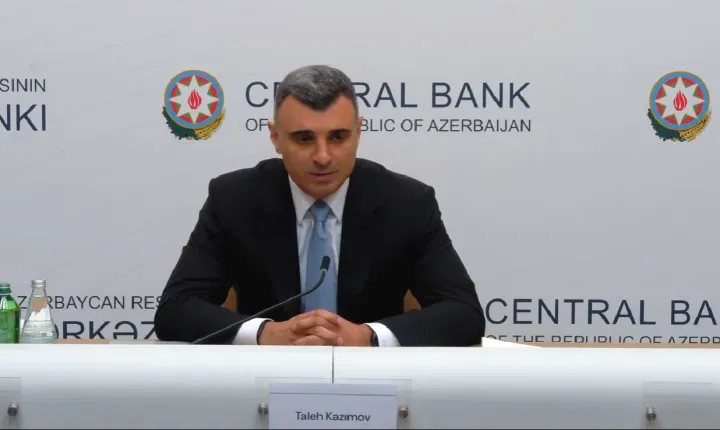 Mərkəzi Bankda mətbuat konfransı - CANLI