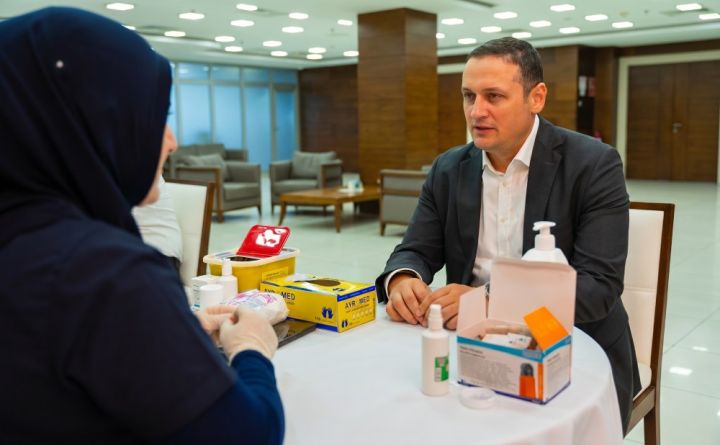 BEGOC Biznes Mərkəzində qanvermə aksiyası təşkil olunub - FOTOLAR