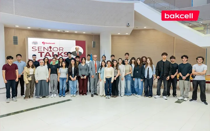 Bakcell-in baş icraçı direktoru ADA Universitetinin tələbələri ilə görüşüb