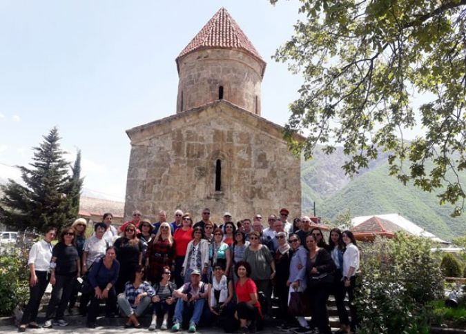 Kişdə yerləşən alban məbədinə böyük maraq - 72 ölkədən turist gəlib