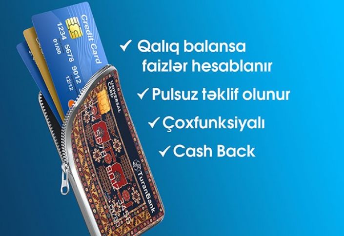 TuranBank-dan çoxfunksiyalı kart!