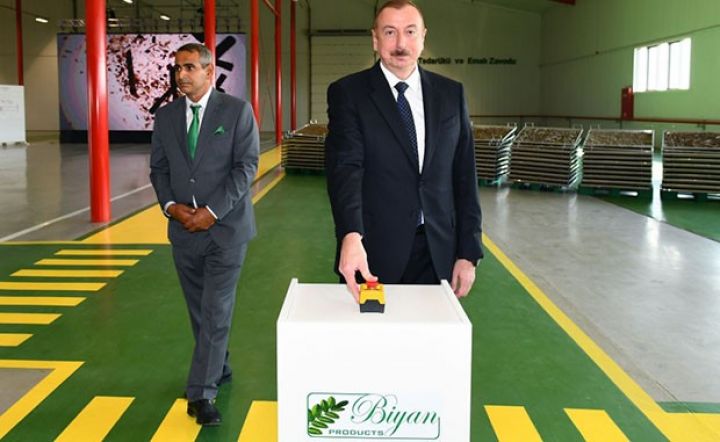 Biyan Sənaye Parkı açıldı