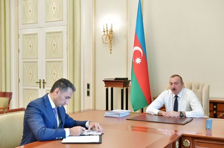Prezident dövlət şirkətinin sədrini yanına çağırdı - YENİLƏNİB