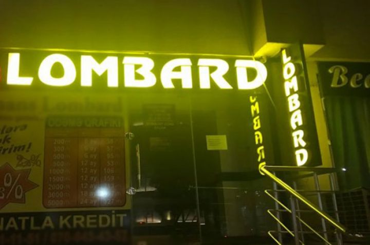 "Lombardlar haqqında" qanunun qəbulundan sonra bir sıra lombardın bağlanacağı gözlənilir