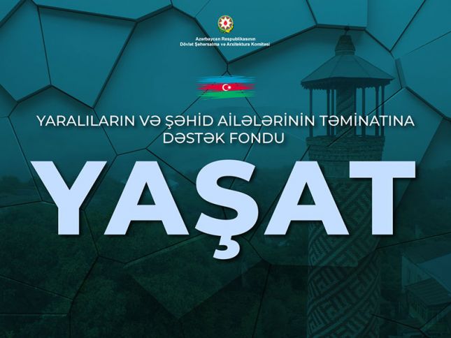 Dövlət Komitəsi əməkdaşlarından “Yaşat” Fonduna 200 min manat ianə