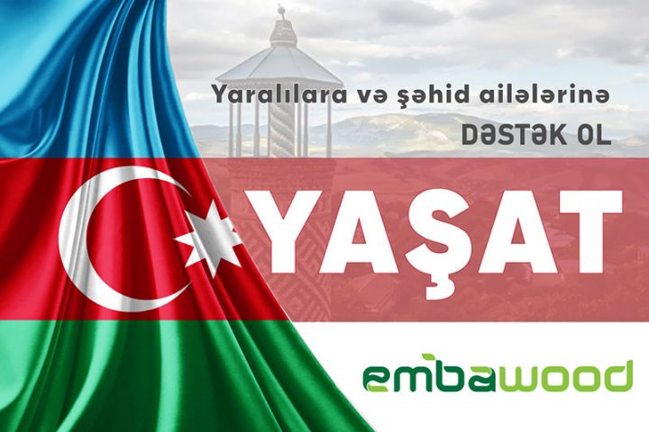 Embawood şirkəti “YAŞAT” Fonduna 100.000 manat vəsait köçürdü