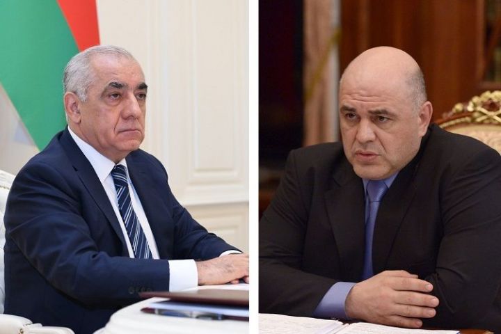 Azərbaycan və Rusiya Baş nazirləri Dağlıq Qarabağda bərpa məsələlərini müzakirə ediblər