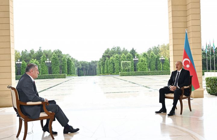 İlham Əliyev Türkiyənin televiziya kanalına müsahibə verib