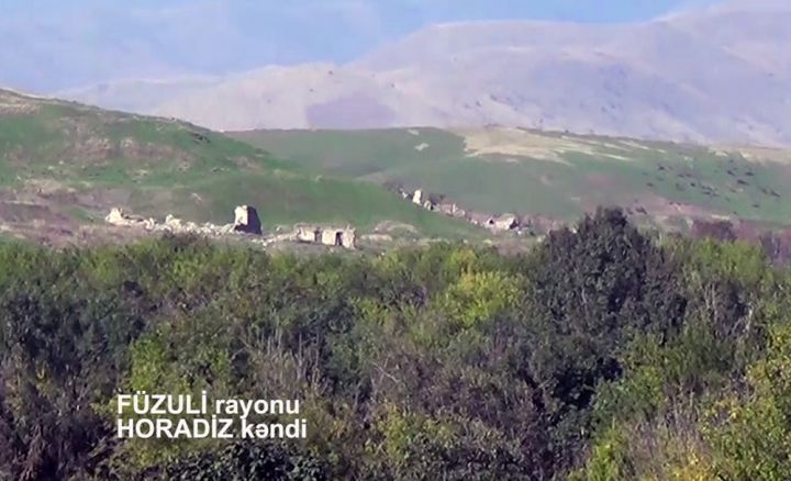 Horadiz kəndinin yeni görüntüsü - VİDEO