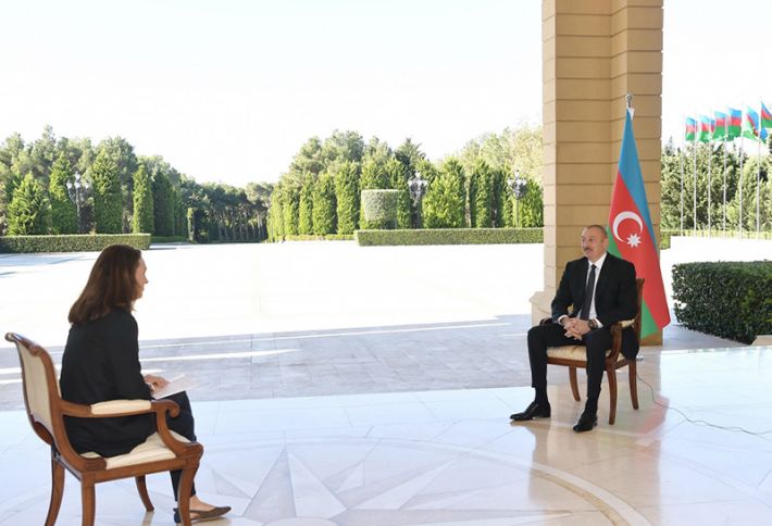 İlham Əliyev Fransa kanalına müsahibə verdi