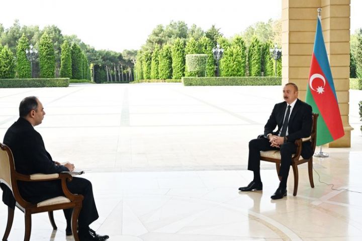 İlham Əliyev Rusiya agentliyinə müsahibə verdi