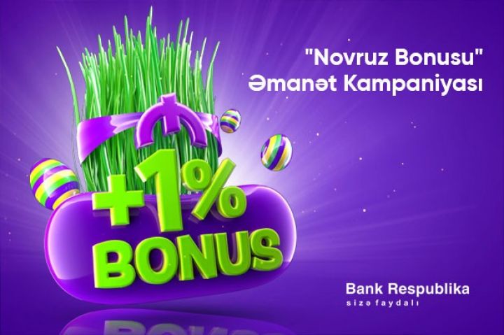 Bank Respublika depozitə daha yüksək faiz təklif etməyə başladı