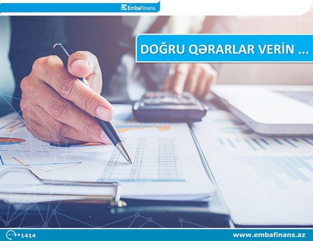 Embafinans-dan biznes kreditləri - sərfəli şərtlər, fərdi yanaşma, minimum rəsmiləşmə