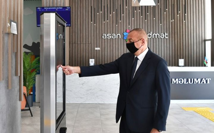 Prezident “ASAN xidmət” mərkəzinin açılışını etdi