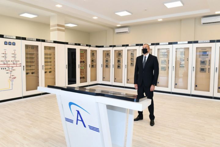 İlham Əliyev açılışda iştirak etdi