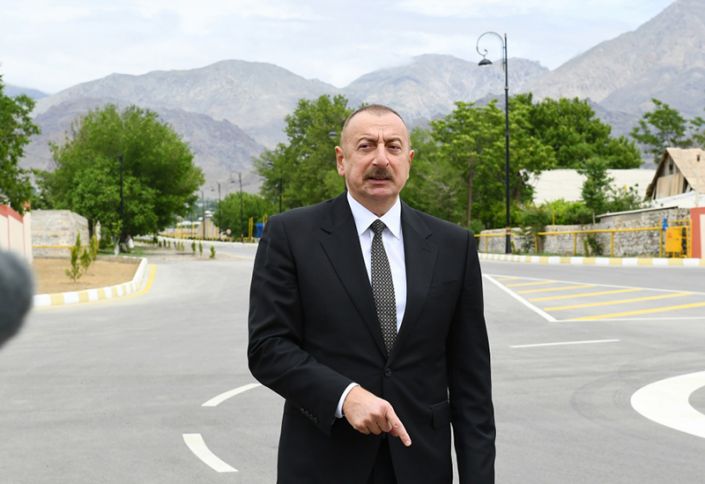İlham Əliyevdən Hadrutun qaytarılması ilə bağlı fikirlərə REAKSİYA