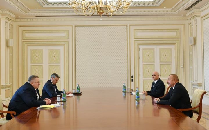 İlham Əliyev Rusiya Baş nazirinin müavinini qəbul etdi