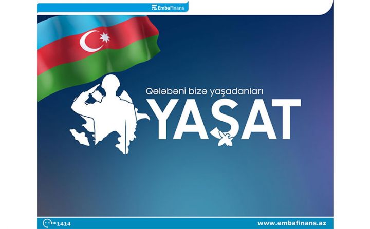 Embafinans “YAŞAT” Fonduna 30 min manat yardım etdi