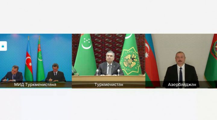Azərbaycan və Türkmənistan Xəzərdə işləmək üçün anlaşdı - PREİDENTLƏRDƏN AÇIQLAMALAR