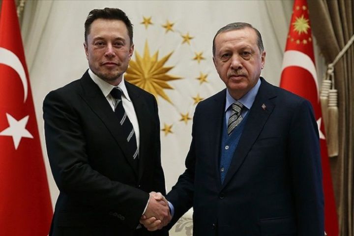 Ərdoğan İlon Maskla kosmik sahədə əməkdaşlığı müzakirə edib