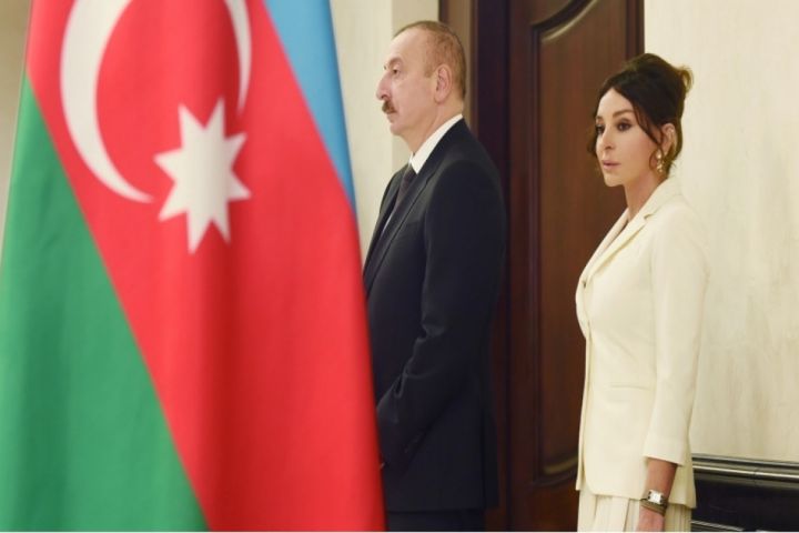 Prezident və birinci xanım Ağdama səfər ediblər