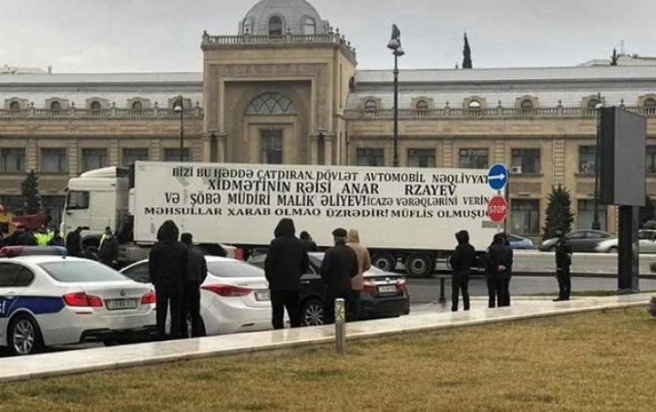 ABADA TIR sürücülərinin bugünki etiraz aksiyasına münasibət bildirdi
