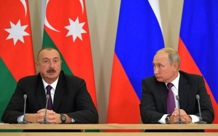 Əliyev və Putin mətbuata bəyanatlarla çıxış ediblər - YENİLƏNİB