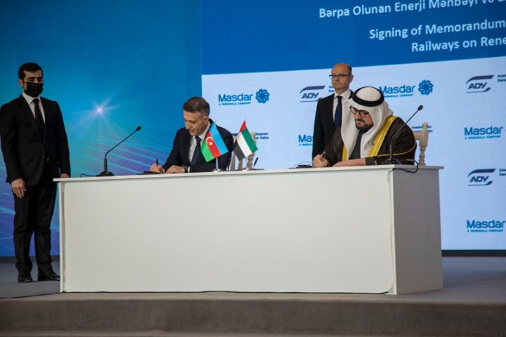 “Masdar” şirkəti Azərbaycanda damüstü günəş elektrik sistemlərini araşdıracaq - SƏNƏD İMZALANDI