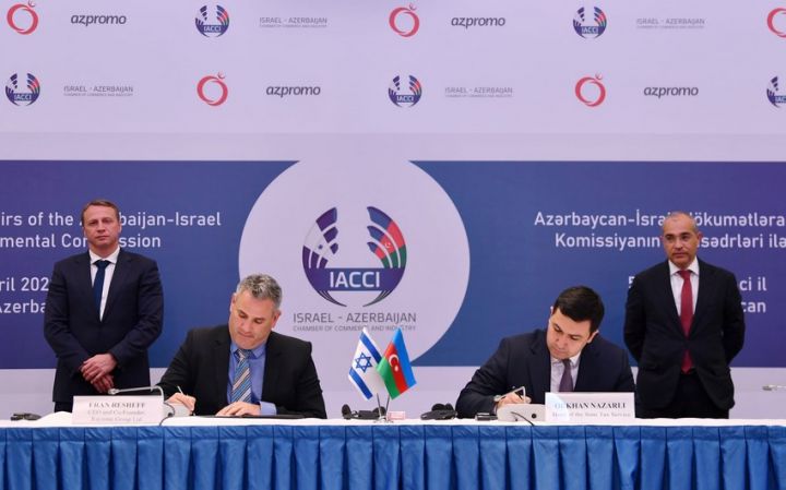 Azərbaycan və İsrail arasında sənədlər imzalandı