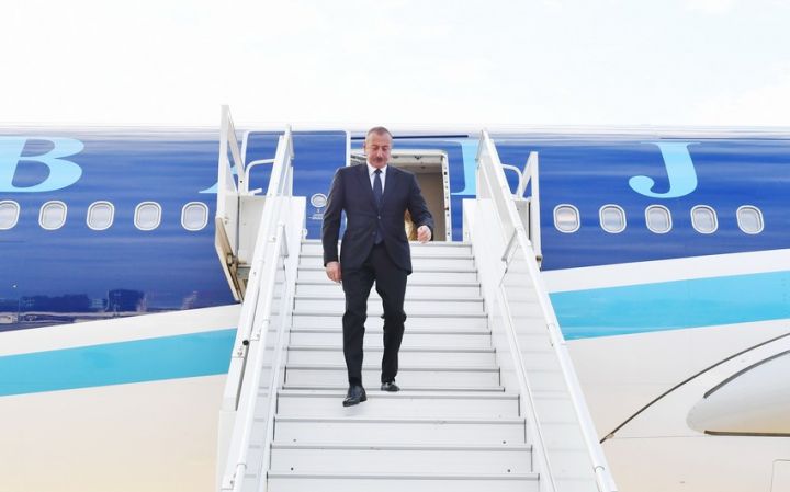 İlham Əliyev Albaniyaya getdi