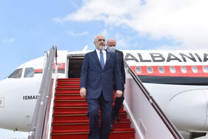Albaniya Baş naziri Azərbaycana rəsmi səfərə gəlib